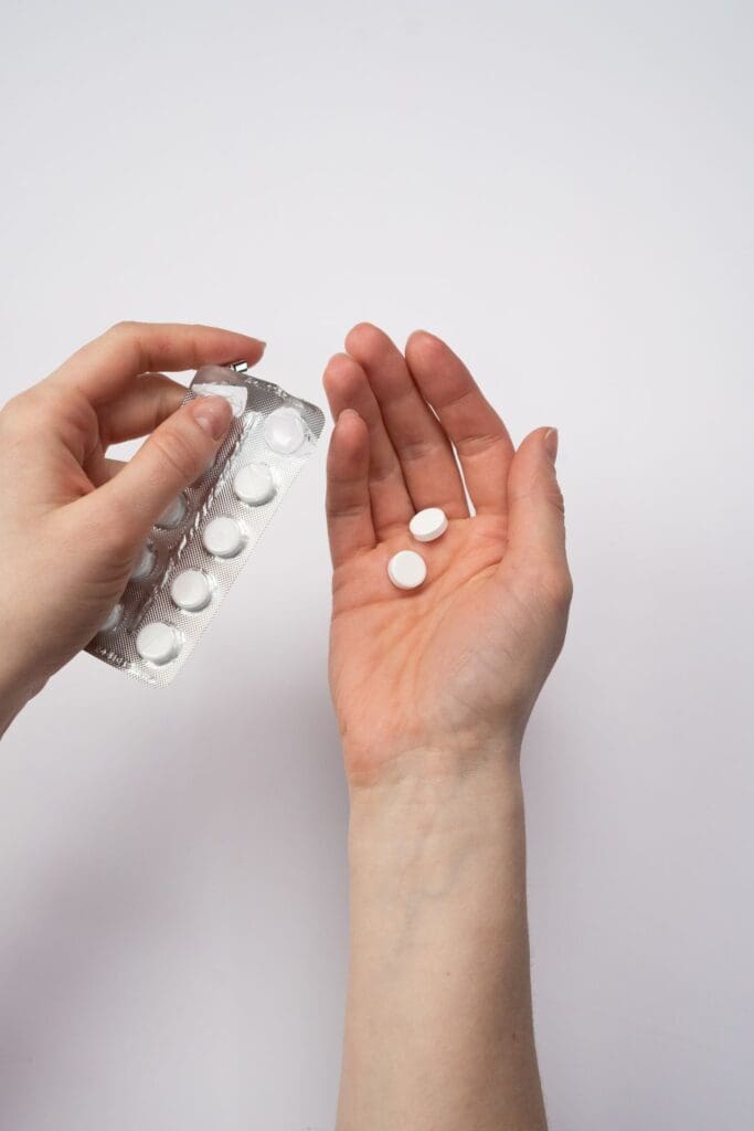 HRT pills representing hormone replacement therapy reno options and provider-guided care